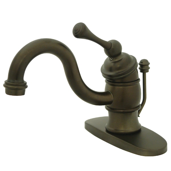 4" Centerset Single, Handle Bathroom Faucet, Oil Rubbed Bronze